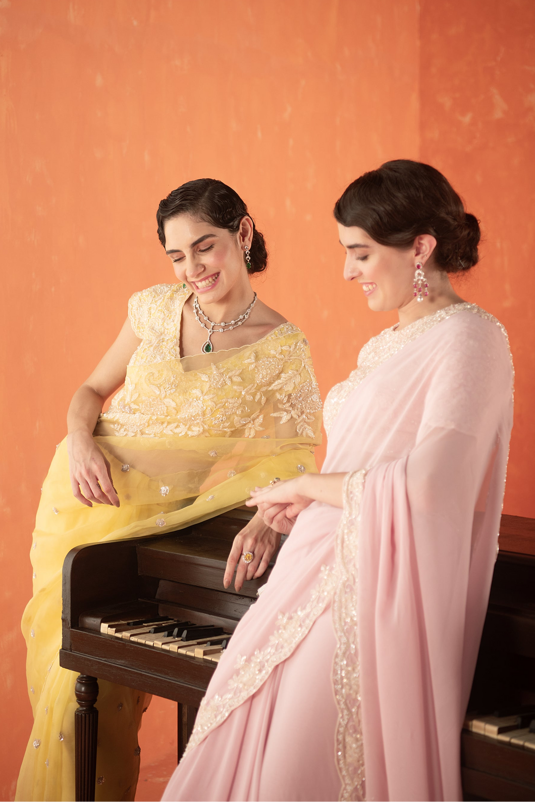 Yellow Sparrow Saree