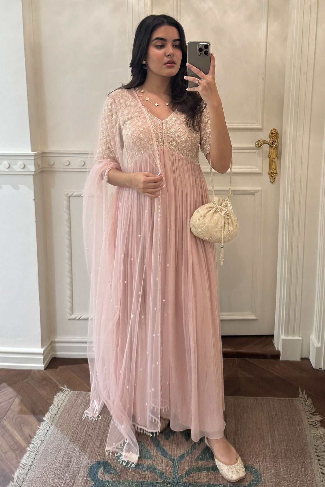 Buy Pink Front Open Maxi Online M Buy Pink Front Open Maxi Online M