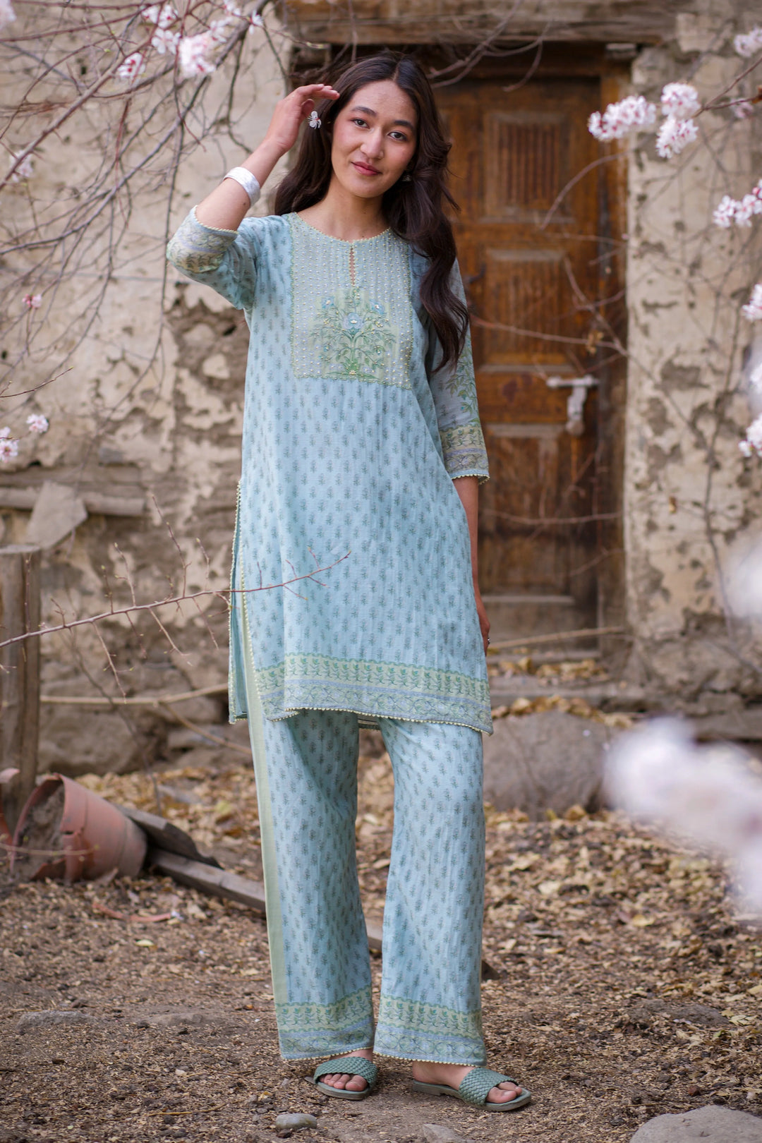 Blue Lina Coord Set