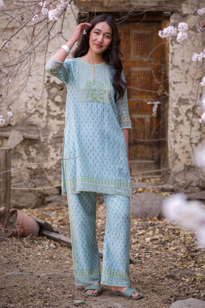 Blue Lina Coord Set