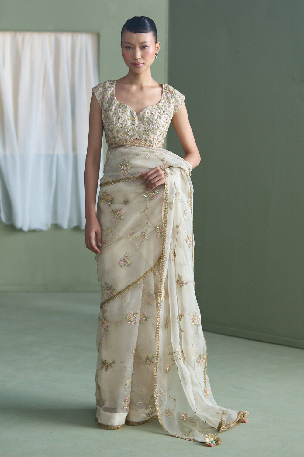 Cassia Jaal Saree