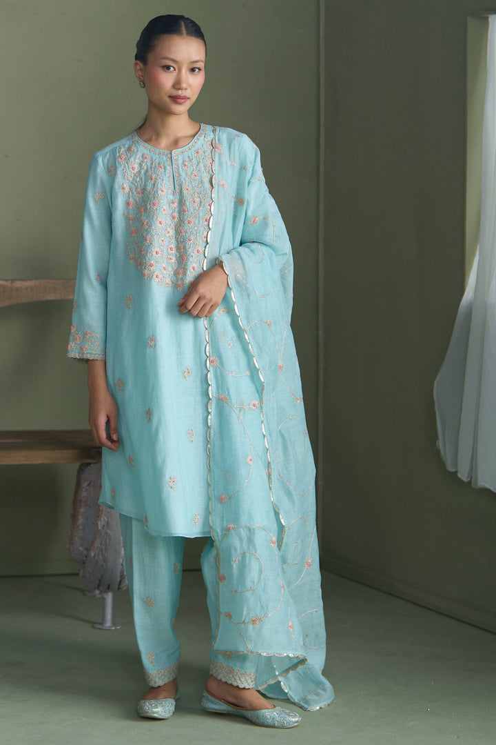 Turq Clara Kurta Set
