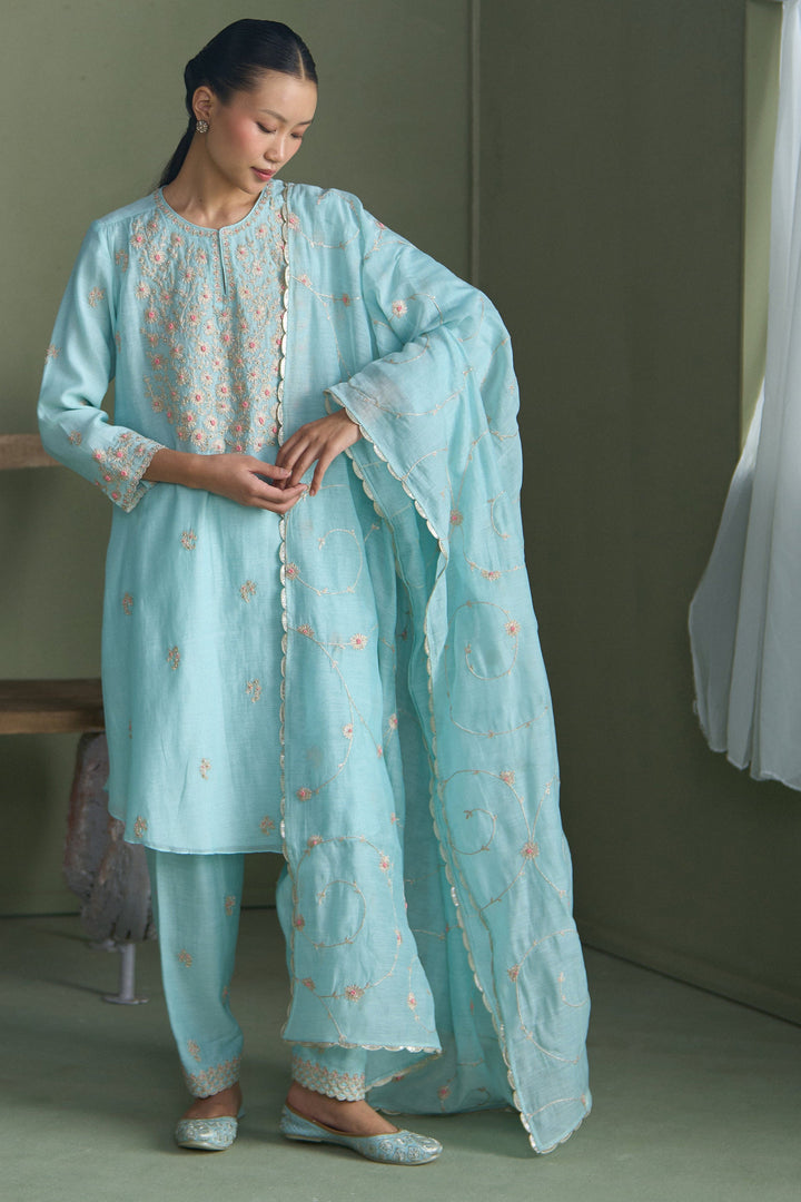 Turq Clara Kurta Set