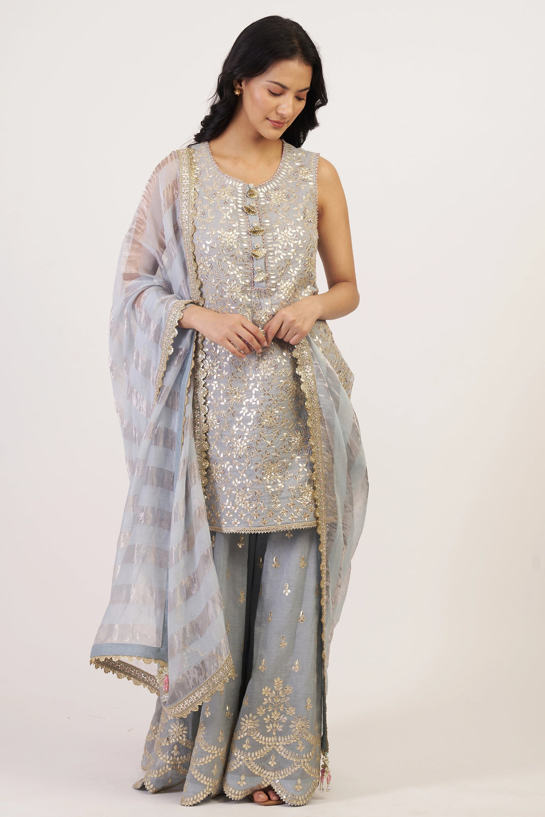 Ice Blue Elena Sharara Set