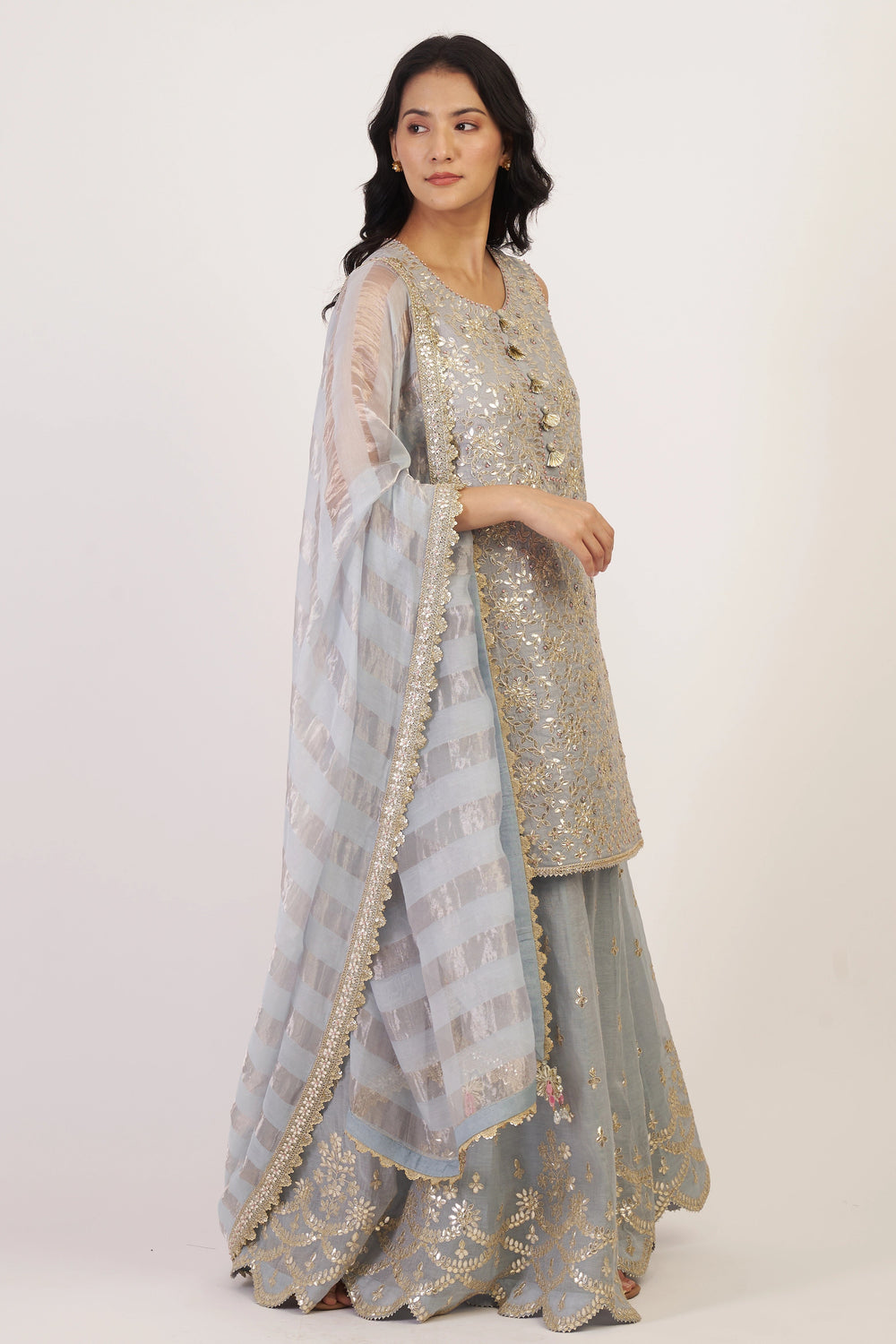 Ice Blue Elena Sharara Set