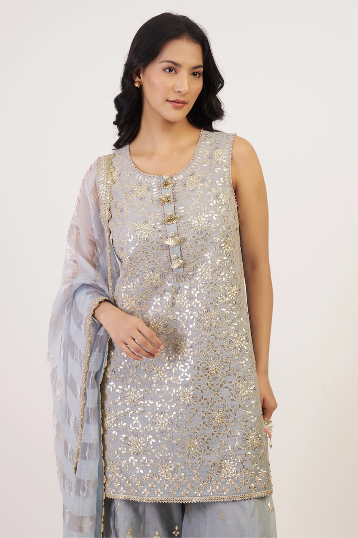 Ice Blue Elena Sharara Set