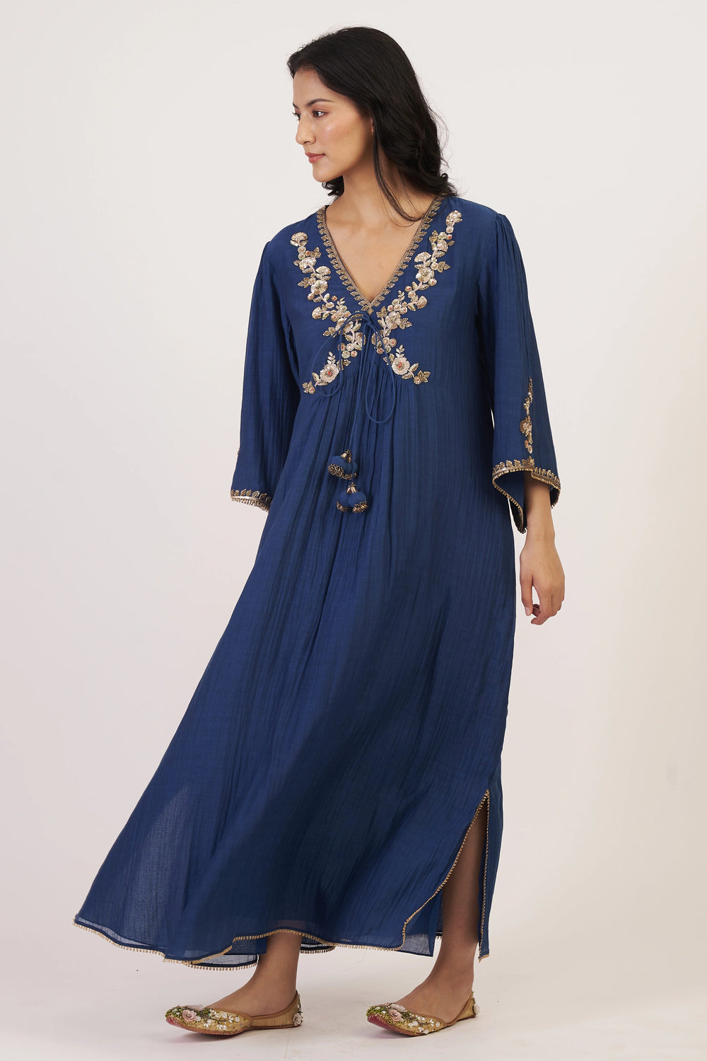 Blue Noor E Phool Dress
