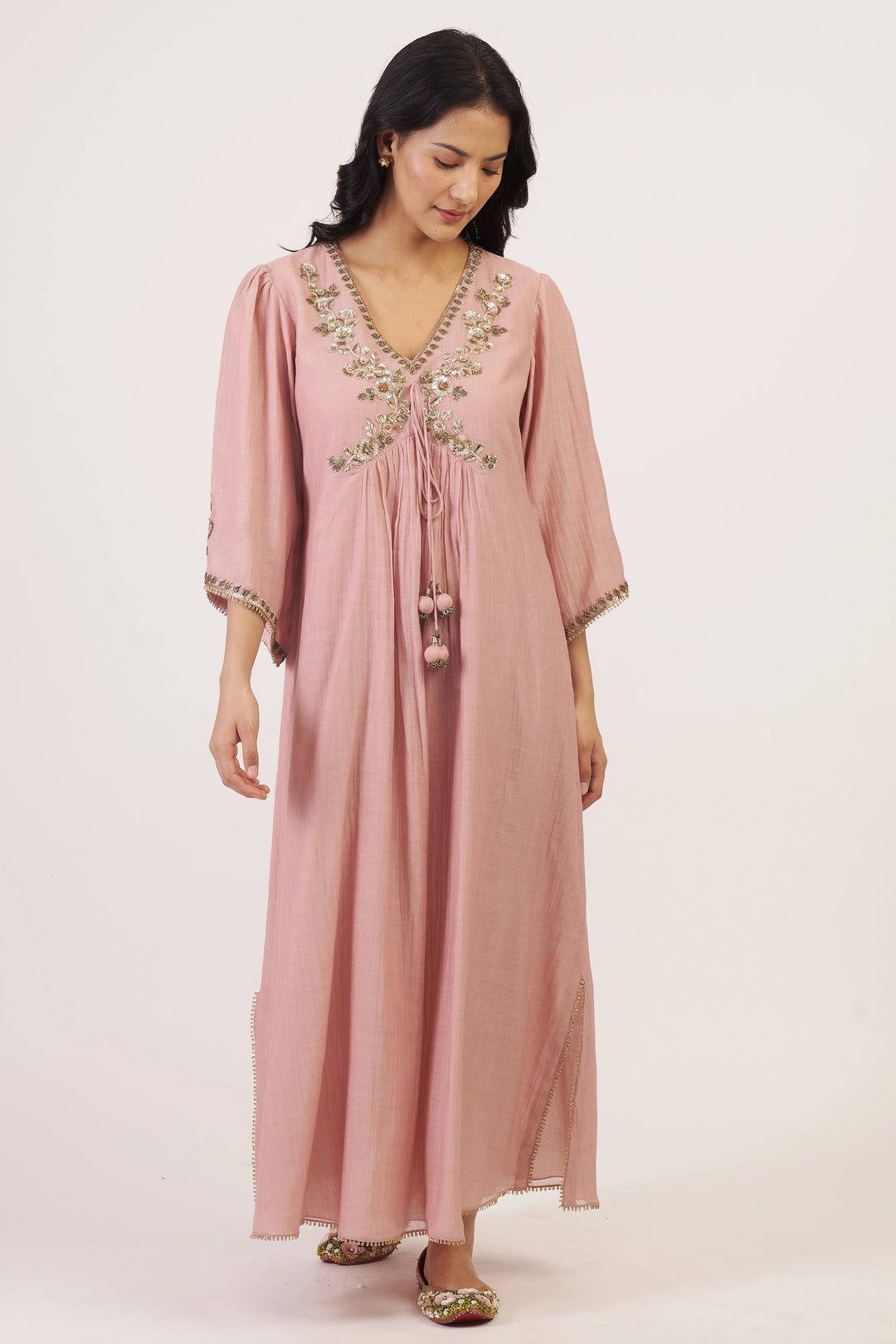 Pink Noor E Phool Dress