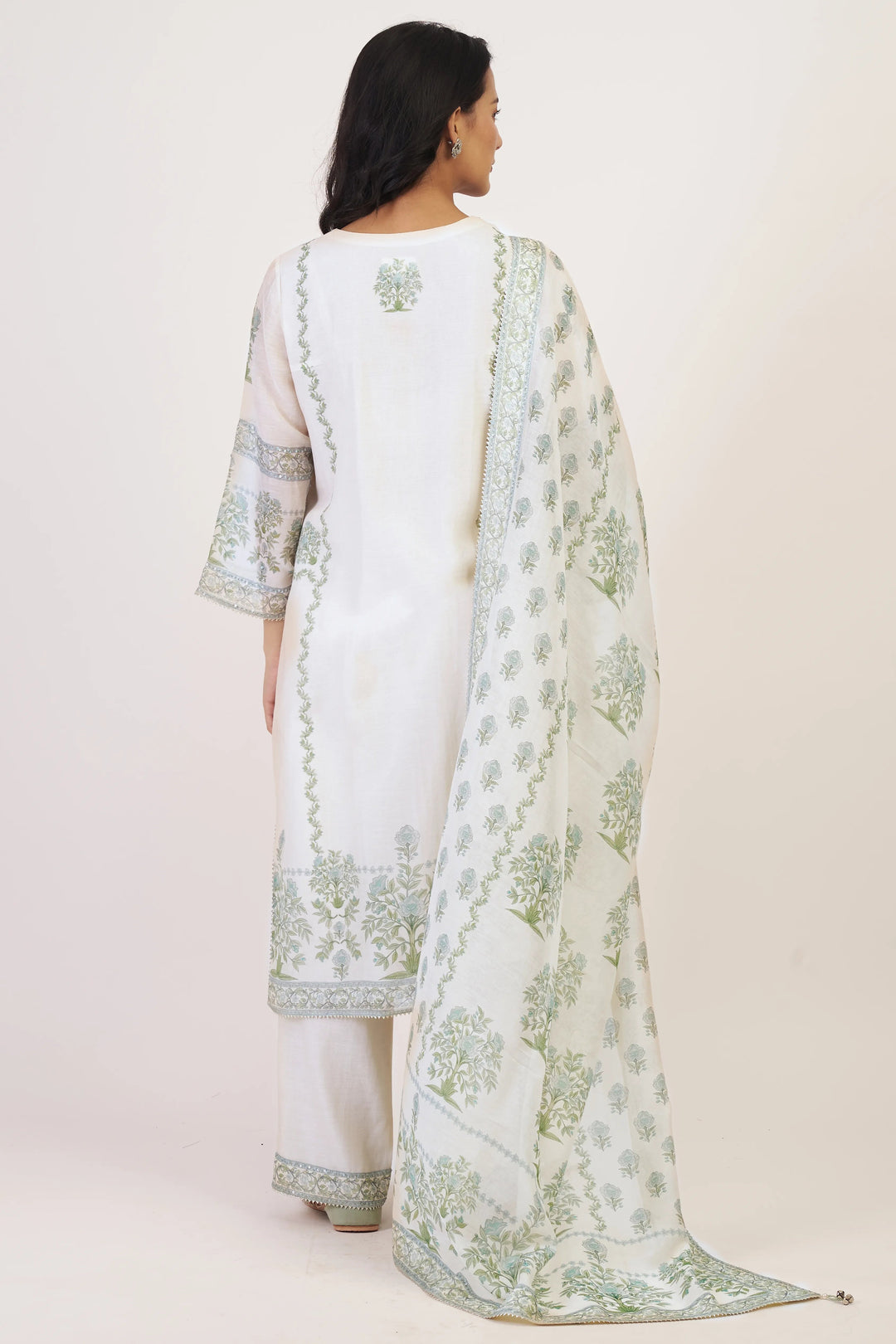 White Lina Kurta Set