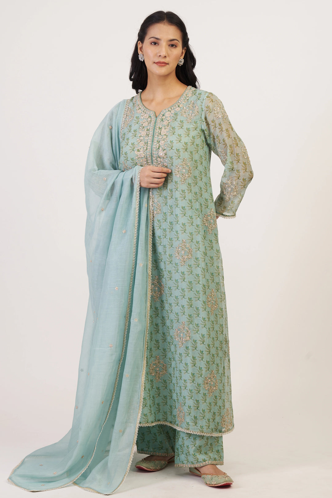 Blue Sophia Kurta Set