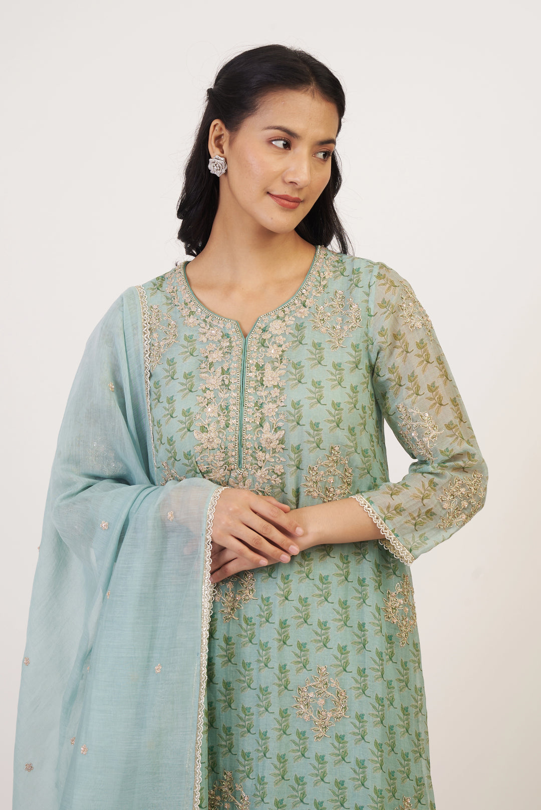 Blue Sophia Kurta Set