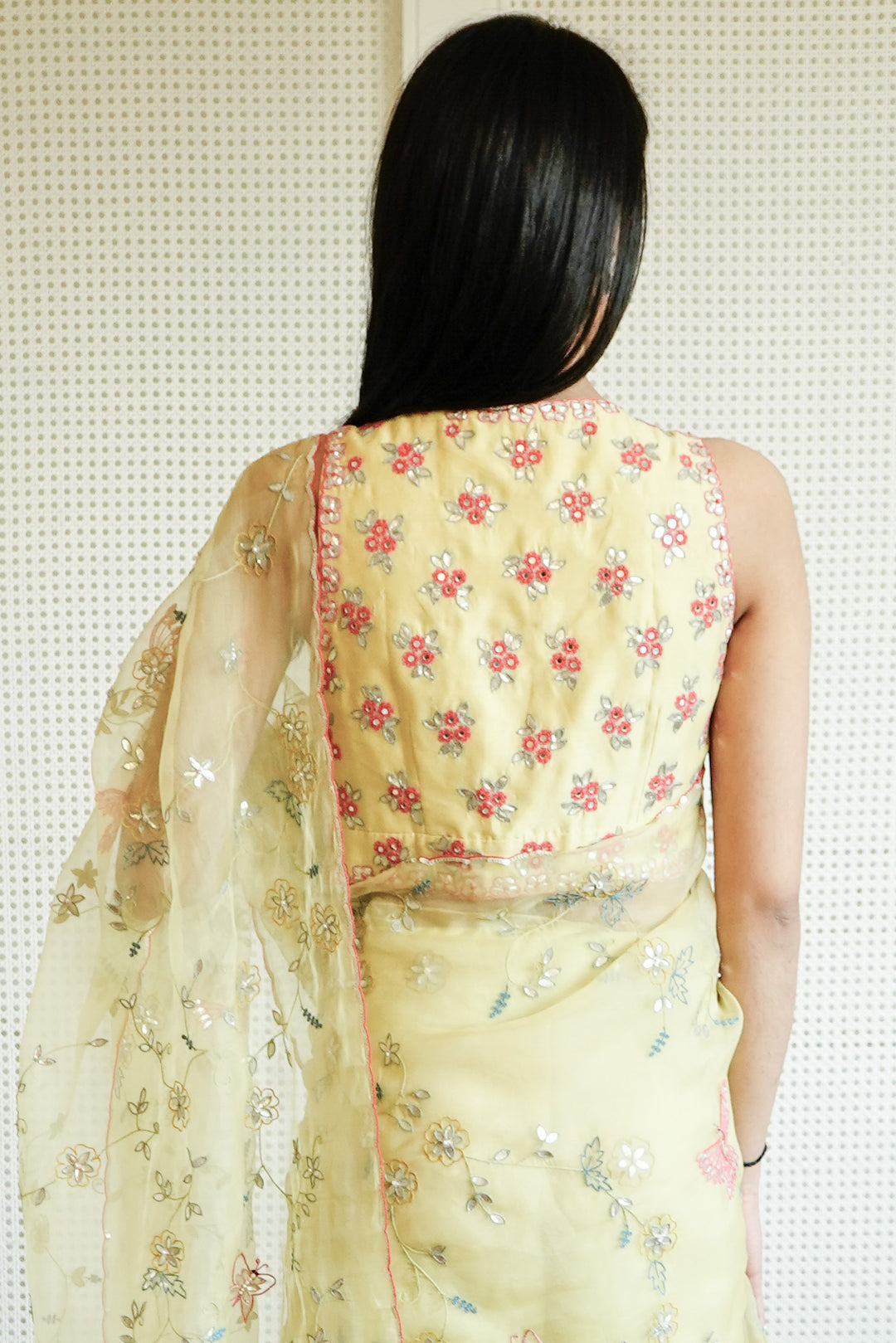 Yellow Gulzaar Saree Set