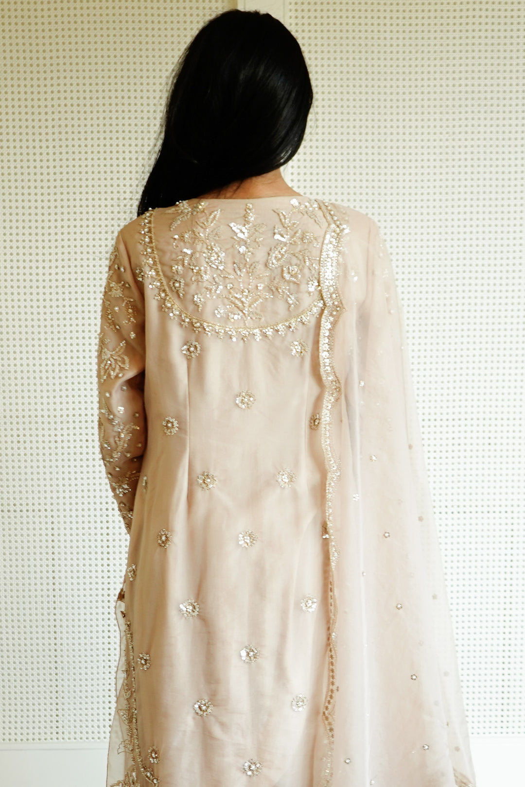 Elysia Beige Kurta Set