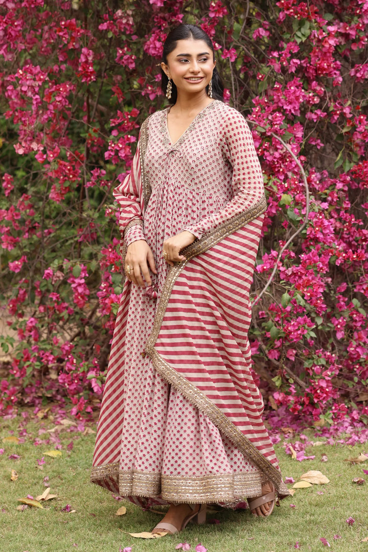 Noor Print Anarkali