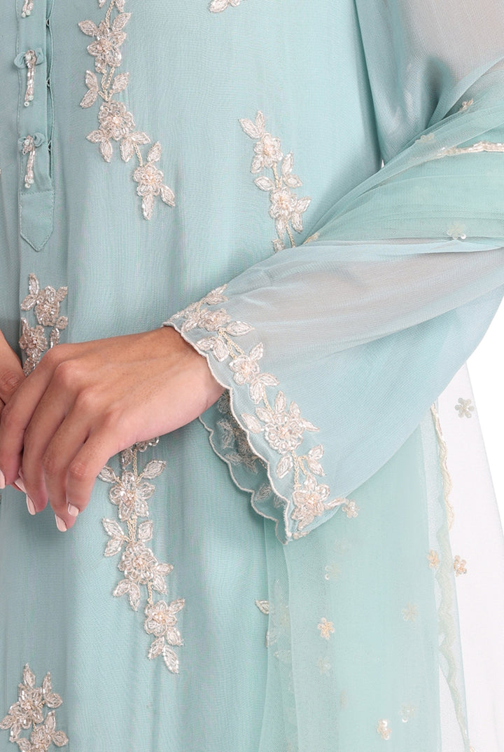 Citrus blue Selene Kurta Set