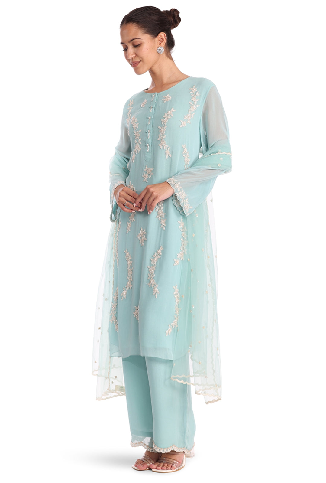 Citrus blue Selene Kurta Set