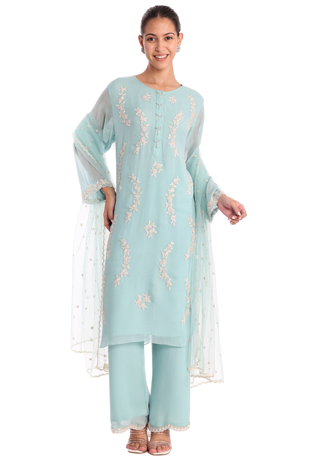 Citrus blue Selene Kurta Set