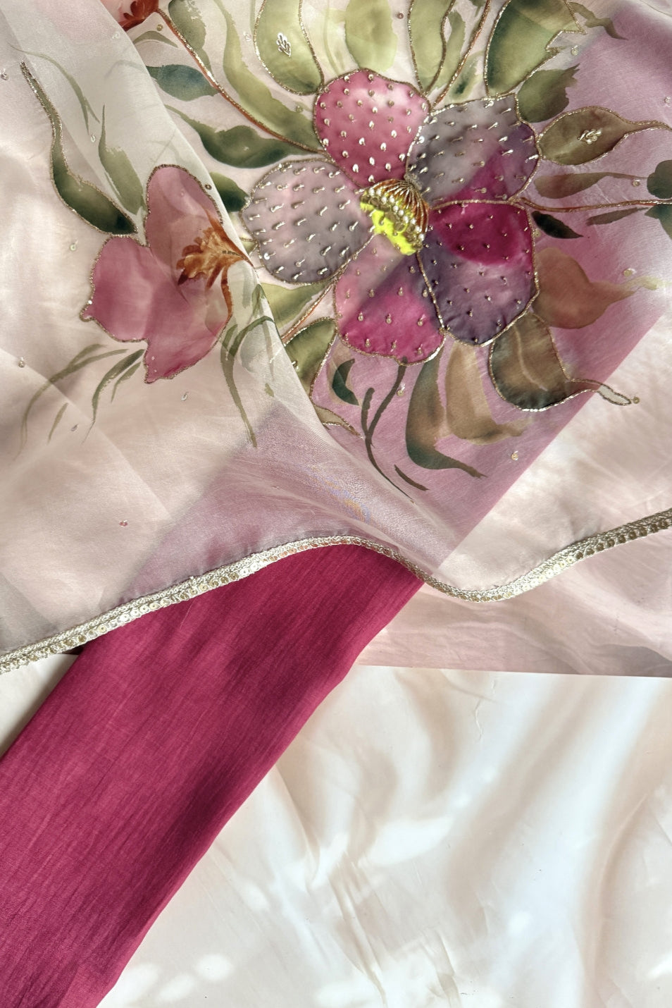 Sitara Hand Painted Saree