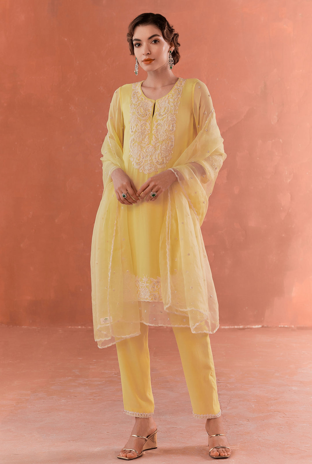 Yellow Asteria Straight Designer Kurta Set for Women – Summer By