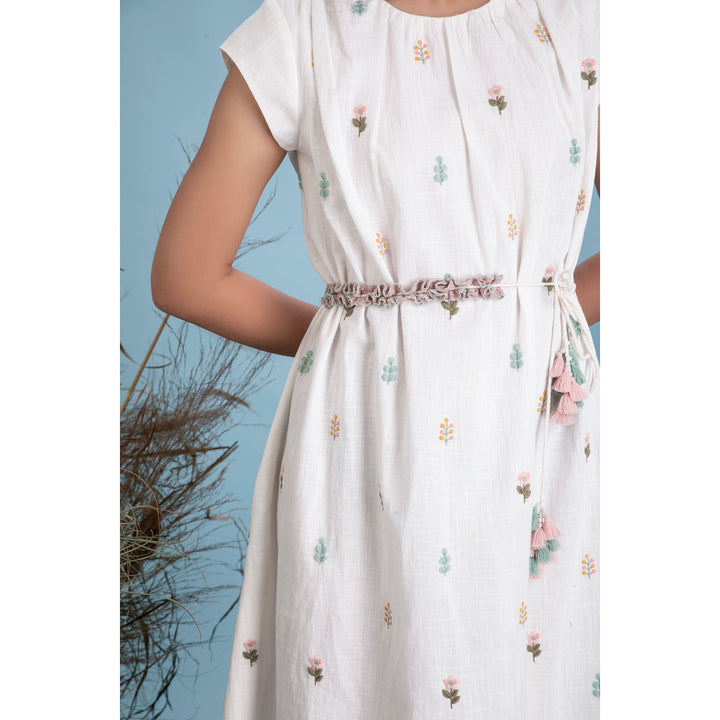 Hand embroidered Ambar Holiday Dress